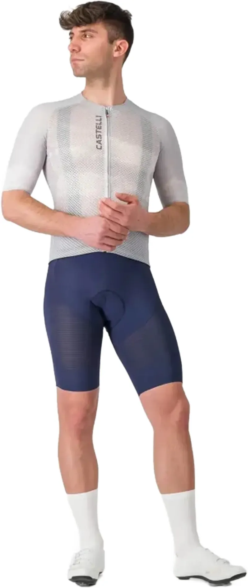 Castelli Climber's A/C Jersey in Silver Grey/Smoky Grey-1