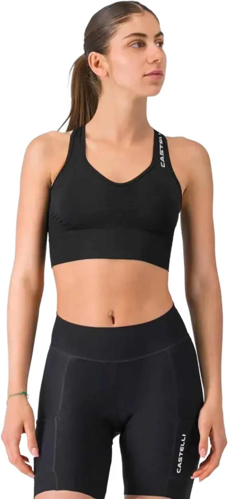 Castelli Comfort Travel Women's Crop Top in Black