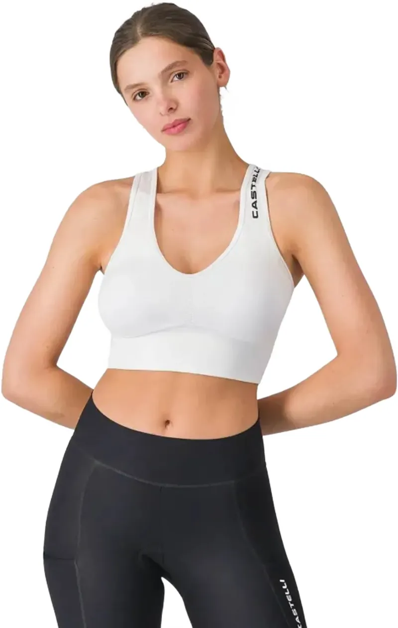 Castelli Comfort Travel Women's Crop Top in White