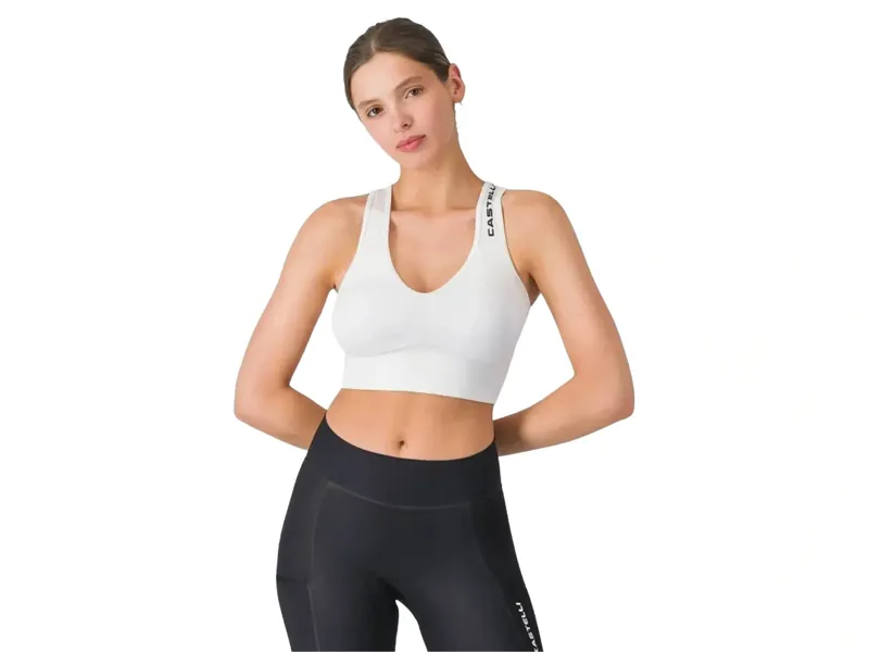 Castelli Comfort Travel Women's Crop Top in White