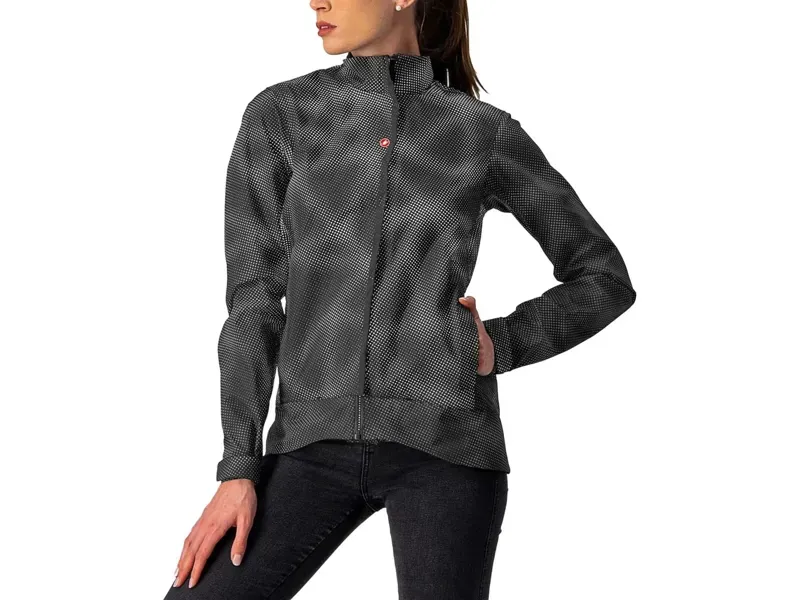 Balfes Bikes Castelli Commuter Reflex Women's Jacket in Light Black | Free postage over £30, £10 off first order, price match & 0% finance.