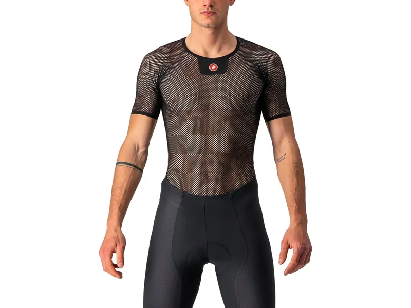 Castelli Core Mesh 3 Short Sleeve Base Layer in Black