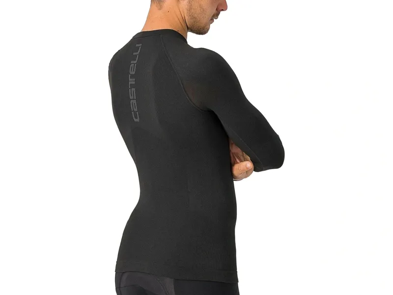 Castelli Core Seamless Long Sleeve Base Layer in Black-3