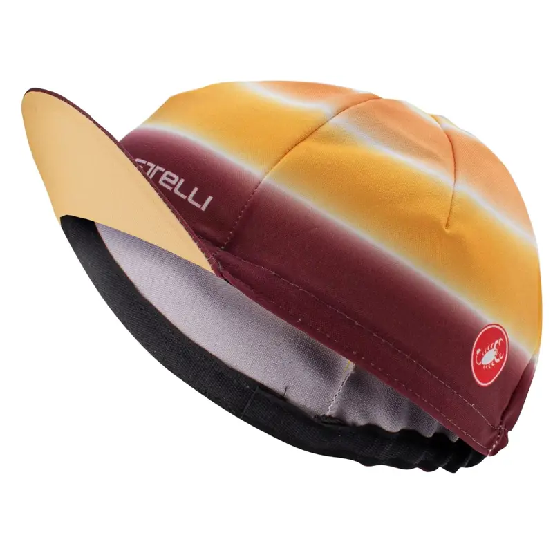 Balfes Bikes Castelli Dolce Women's Cycling Cap in Sand/Bordeaux | Free postage over £30, £10 off first order, price match & 0% finance.