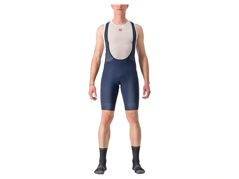 Castelli Entrata 2 Bib Shorts in Belgian Blue