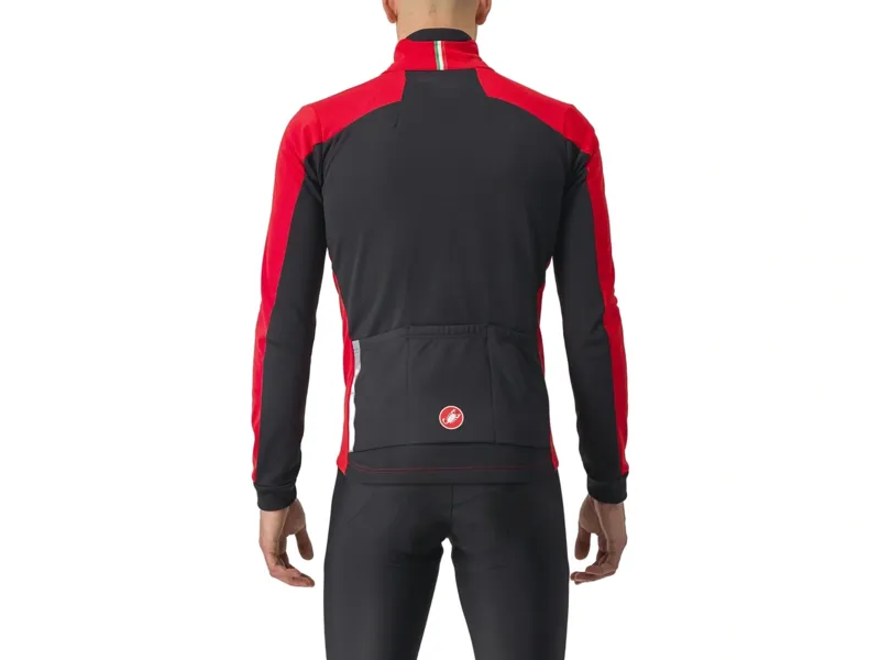 Castelli Entrata Jacket in Red/Black/Light Black-1