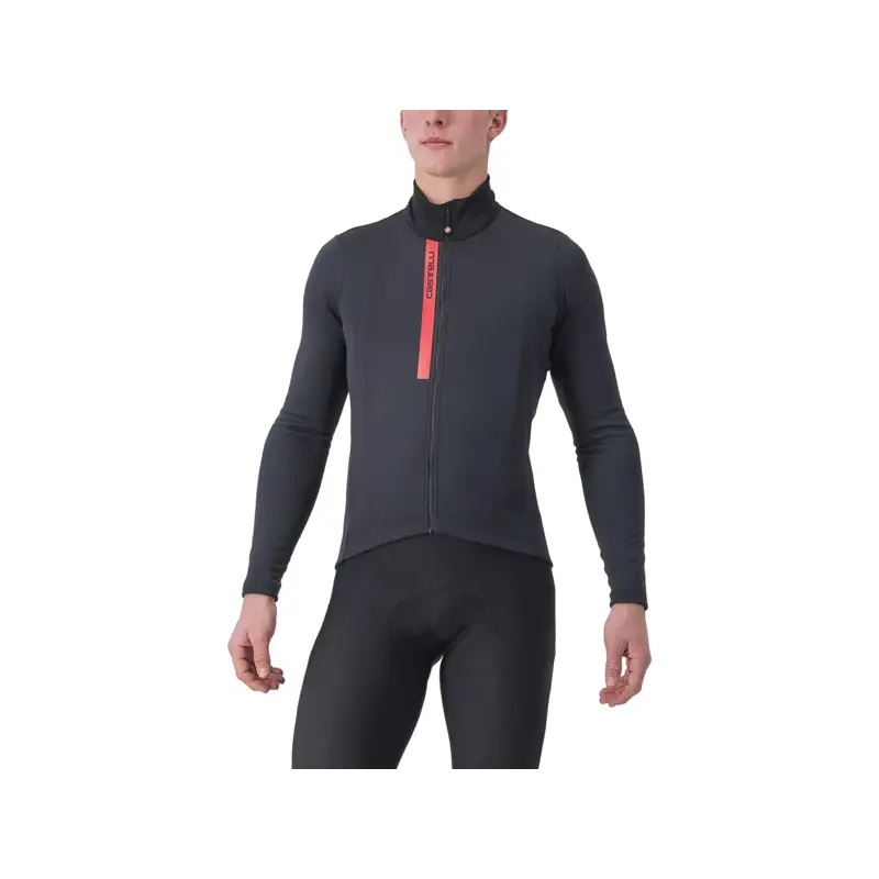 Balfes Bikes Castelli Entrata Long Sleeve Thermal Jersey in Belgian Blue/Silver Grey | Free postage over £30, £10 off first order, price match & 0% finance.