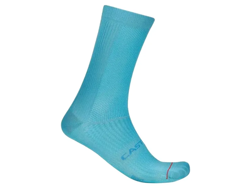 Castelli Espresso 18 Sock in Neon Cobalt