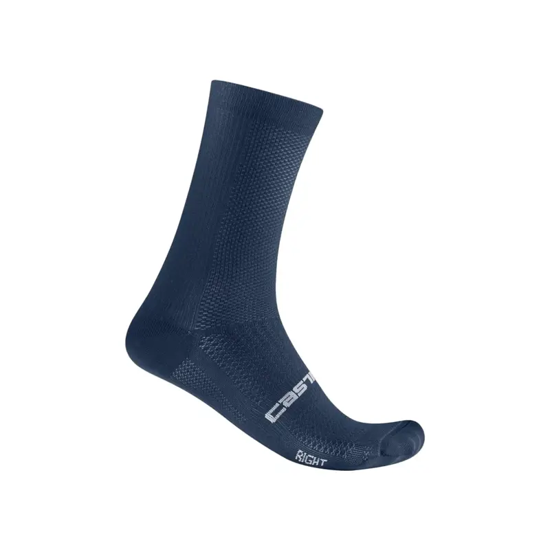 Balfes Bikes Castelli Espresso 18 Socks in Belgian Blue | Free postage over £30, £10 off first order, price match & 0% finance.