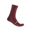 Castelli Espresso 18 Socks in Deep Bordeaux