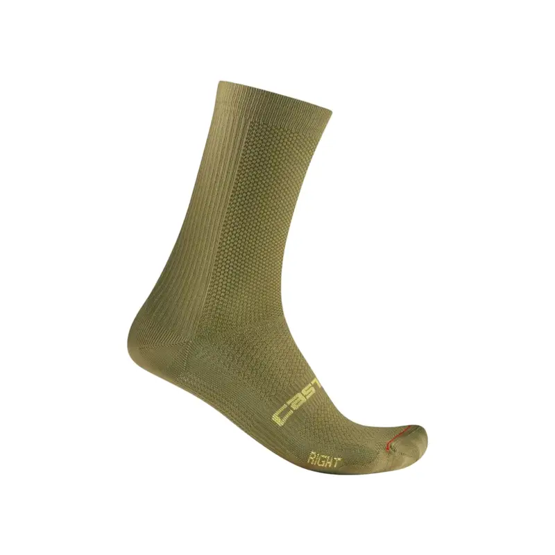 Balfes Bikes Castelli Espresso 18 Socks in Sage | Free postage over £30, £10 off first order, price match & 0% finance.