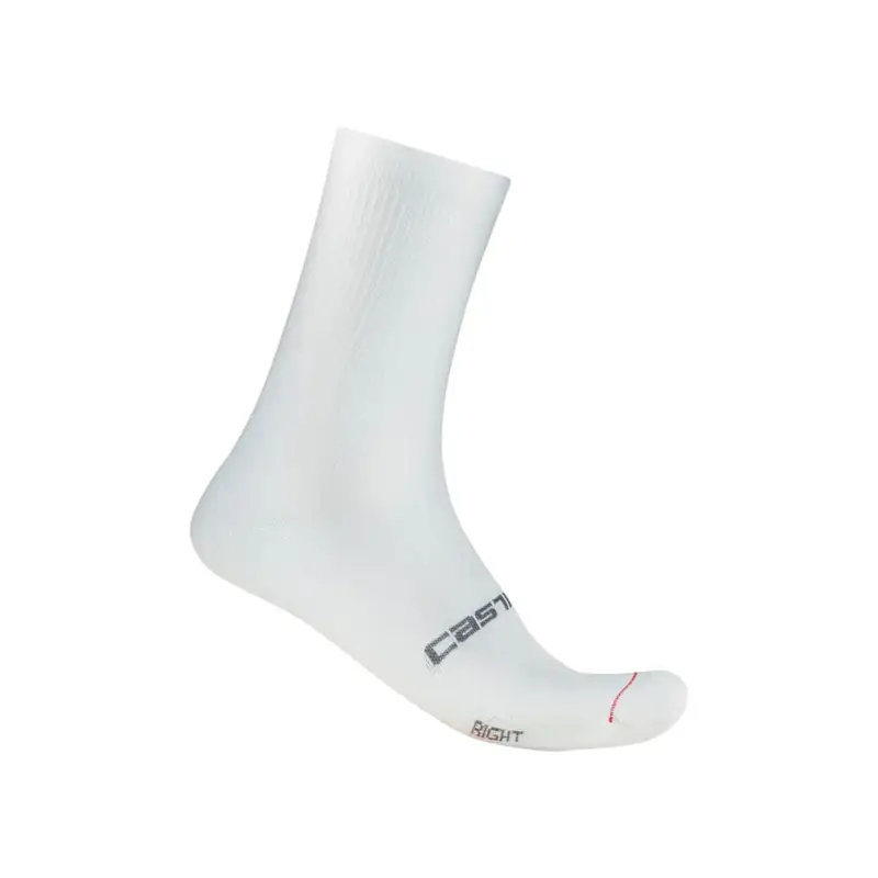 Balfes Bikes Castelli Espresso 18 Socks in White | Free postage over £30, £10 off first order, price match & 0% finance.