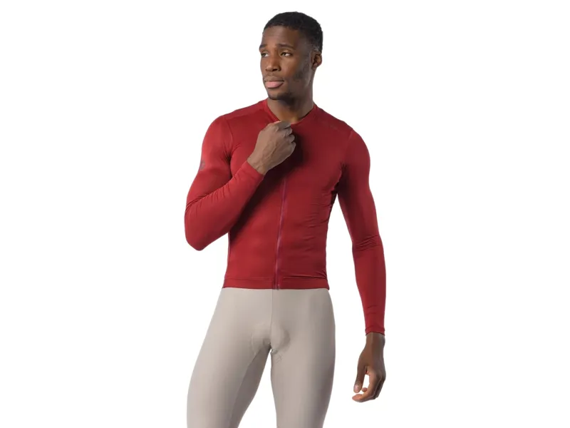 Castelli Espresso 2 Long Sleeve Jersey in Garnet