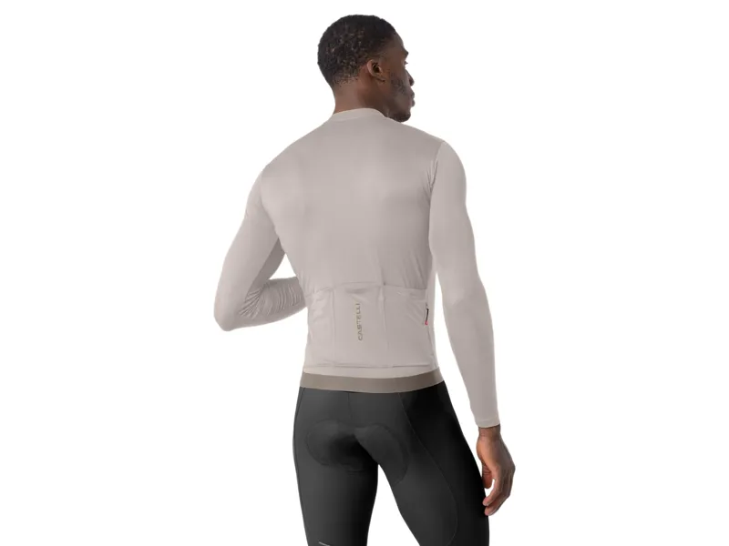 Castelli Espresso 2 Long Sleeve Jersey in Silver Moon-1