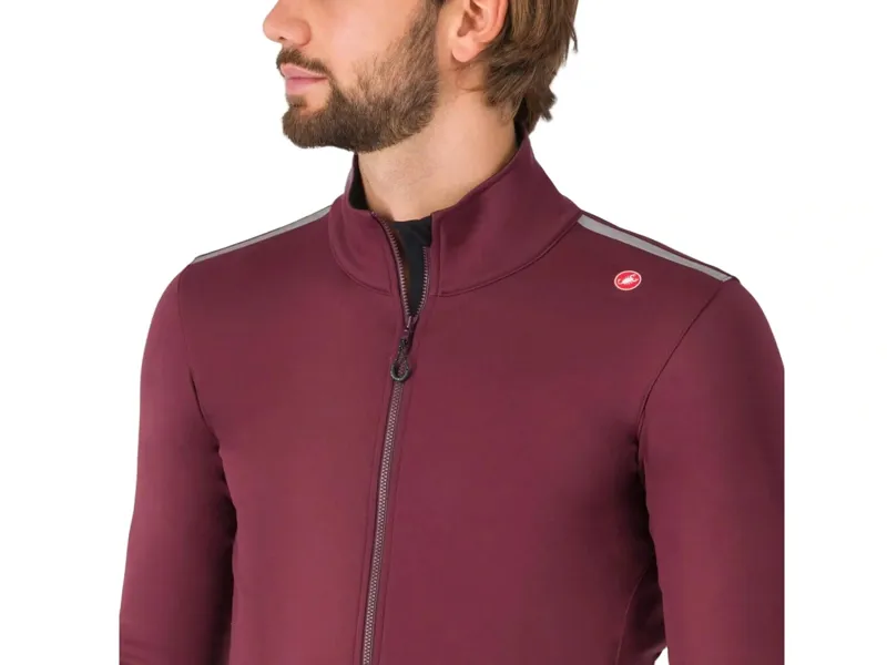 Castelli Espresso Air Jacket in Deep Bordeaux-2