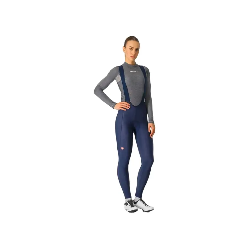 Balfes Bikes Castelli Espresso DT Women's Bib Tights in Belgian Blue | Free postage over £30, £10 off first order, price match & 0% finance.