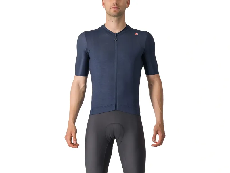 Castelli Espresso Short Sleeve Jersey in Belgian Blue/Silver Moon