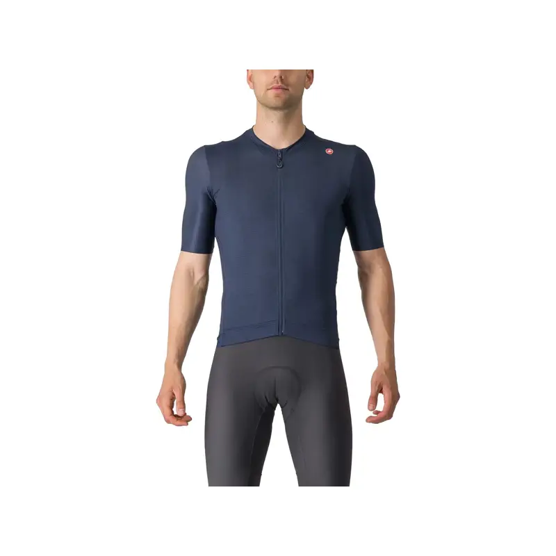 Balfes Bikes Castelli Espresso Short Sleeve Jersey in Belgian Blue/Silver Moon | Free postage over £30, £10 off first order, price match & 0% finance.