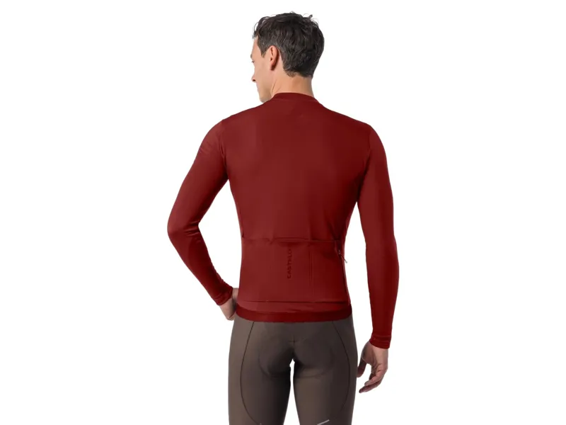 Castelli Espresso Thermal 2 Jersey in Garnet-1