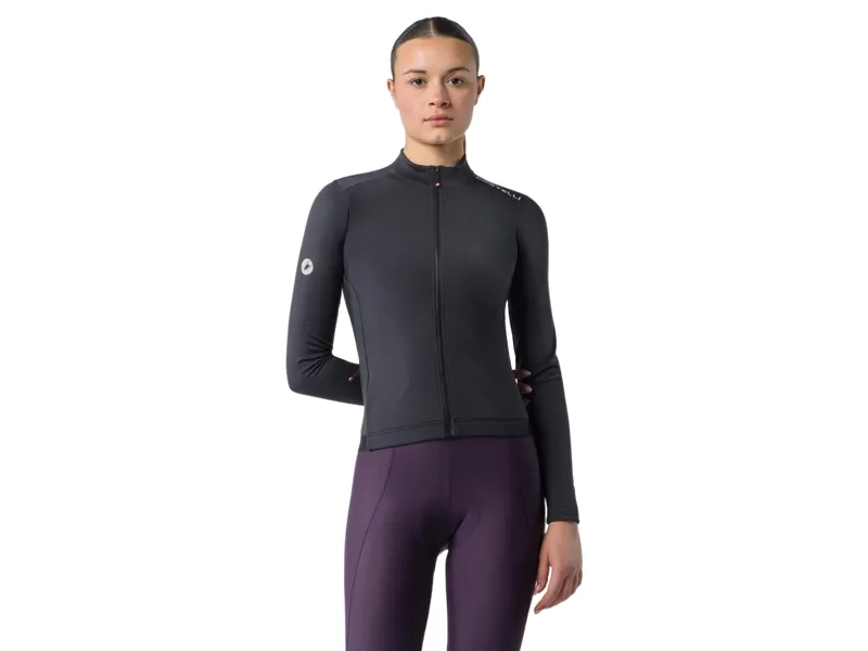 Castelli Espresso Thermal 2 Women's Jersey in Black/White