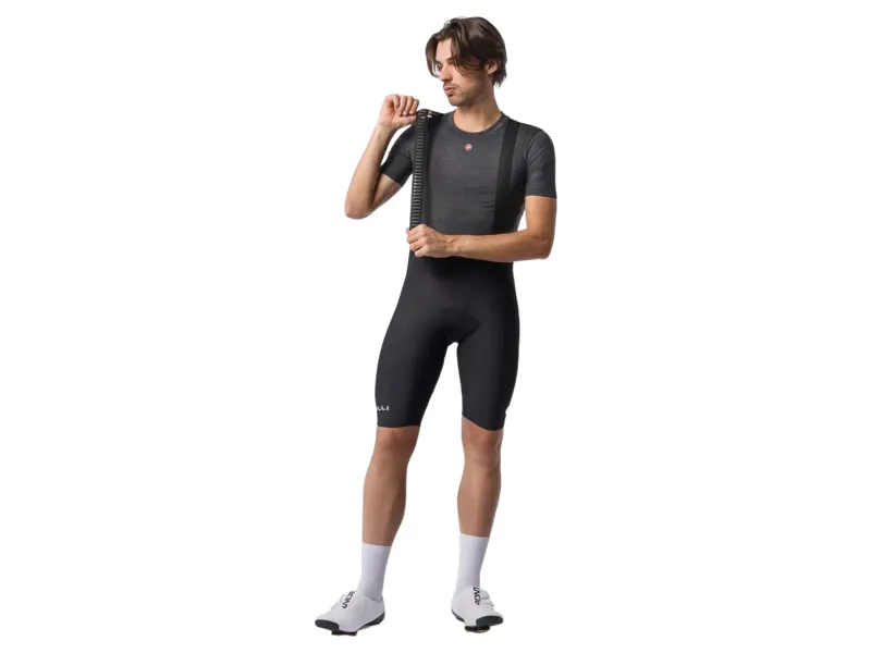 Castelli Espresso Thermal Bib Shorts in Black-2