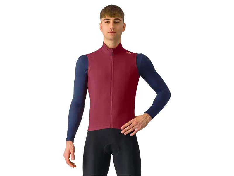 Balfes Bikes Castelli Espresso Vest in Deep Bordeaux | Free postage over £30, £10 off first order, price match & 0% finance.