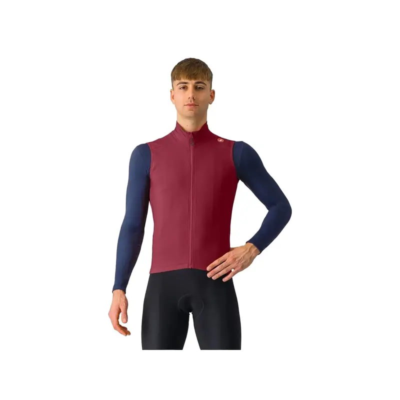Balfes Bikes Castelli Espresso Vest in Deep Bordeaux | Free postage over £30, £10 off first order, price match & 0% finance.