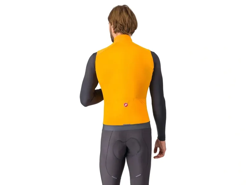 Castelli Espresso Vest in Vivid Orange/Dark Grey-1