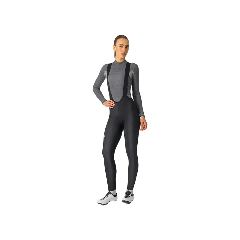 Balfes Bikes Castelli Espresso Women's DT Bib Tights in Black | Free postage over £30, £10 off first order, price match & 0% finance.