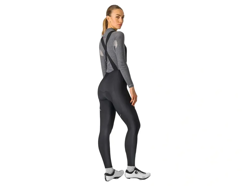 Castelli Espresso Women's DT Bib Tights in Black-1