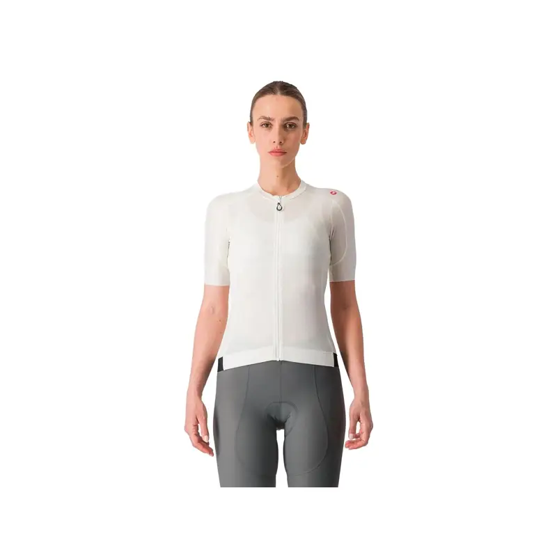 Balfes Bikes Castelli Espresso Women's Short Sleeve Jersey in Silver Moon/Dark Grey | Free postage over £30, £10 off first order, price match & 0% finance.
