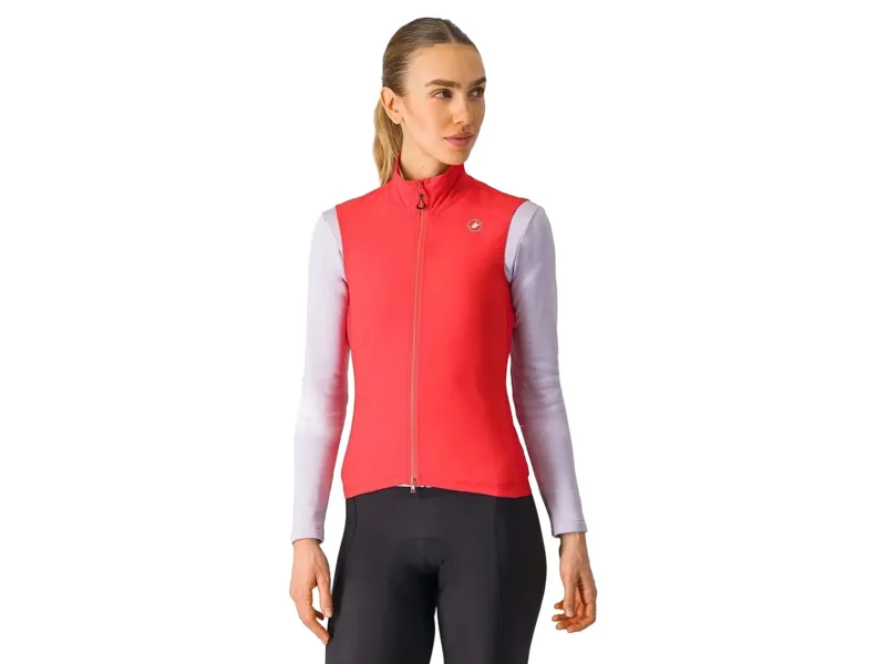 Balfes Bikes Castelli Espresso Women's Vest in Hibiscus | Free postage over £30, £10 off first order, price match & 0% finance.