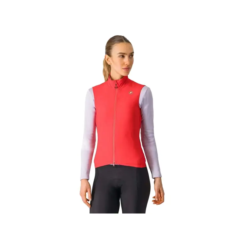 Balfes Bikes Castelli Espresso Women's Vest in Hibiscus | Free postage over £30, £10 off first order, price match & 0% finance.