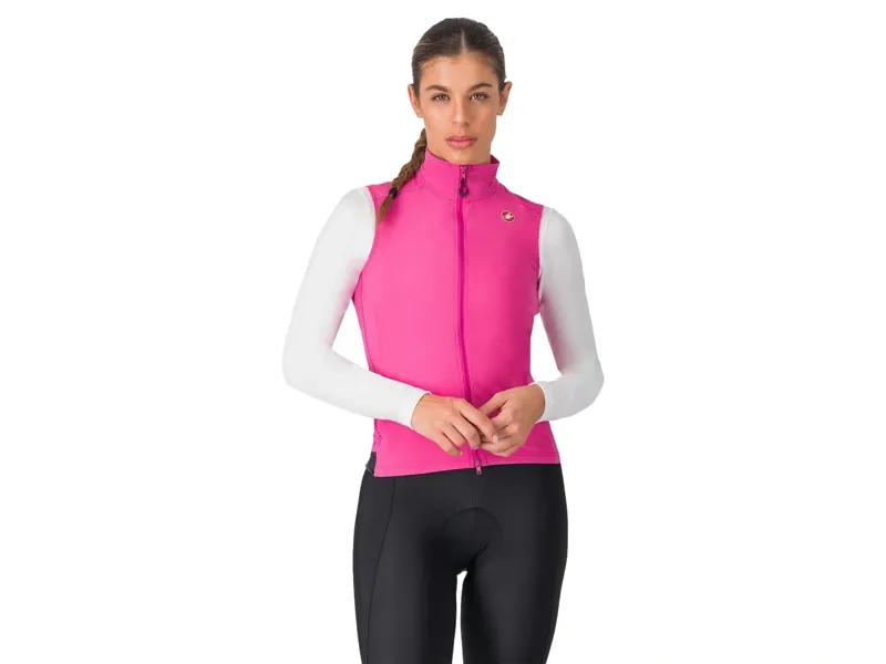 Balfes Bikes Castelli Espresso Women's Vest in Violet Pink/Dark Grey | Free postage over £30, £10 off first order, price match & 0% finance.