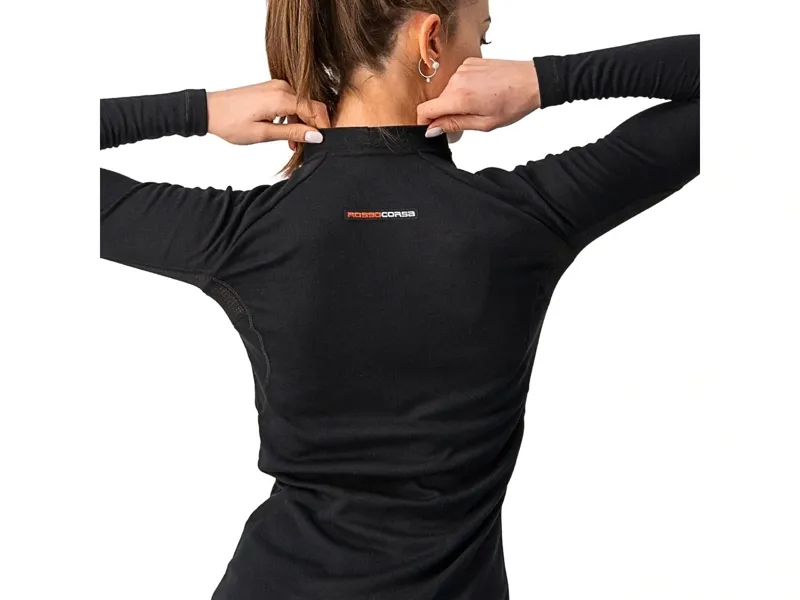 Castelli Flanders 2 Warm Women's Long Sleeve Base Layer in Black-2