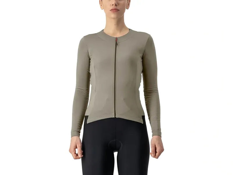 Balfes Bikes Castelli Fly Women's Long Sleeve Jersey in Clay | Free postage over £30, £10 off first order, price match & 0% finance.