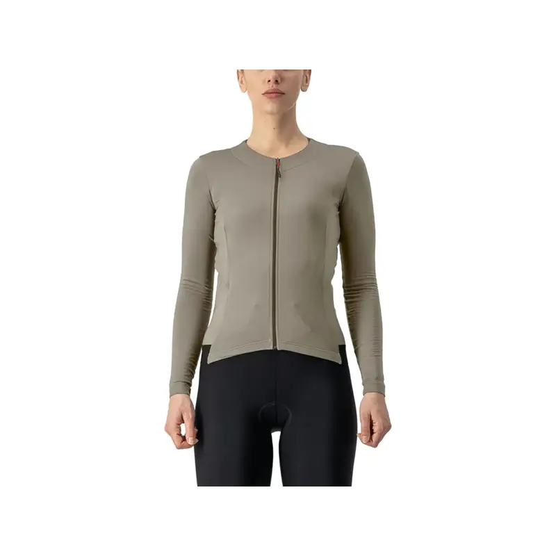 Balfes Bikes Castelli Fly Women's Long Sleeve Jersey in Clay | Free postage over £30, £10 off first order, price match & 0% finance.