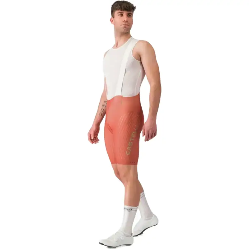 Balfes Bikes Castelli Free Aero Race S Kit Bib Short in Paprika/Elmwood | Free postage over £30, £10 off first order, price match & 0% finance.