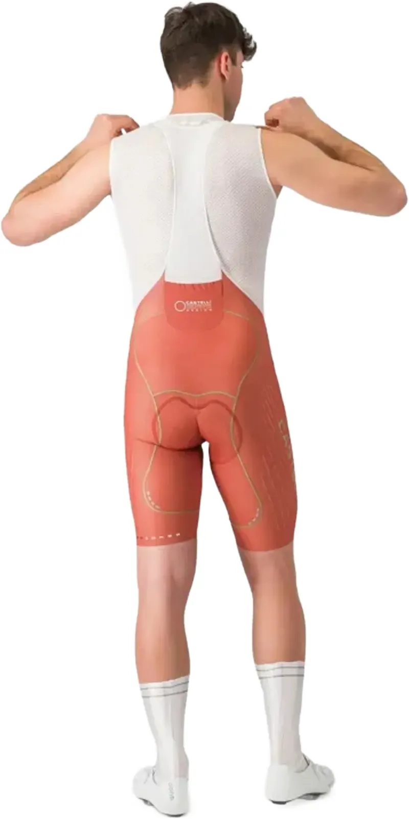Castelli Free Aero Race S Kit Bib Short in Paprika/Elmwood-1