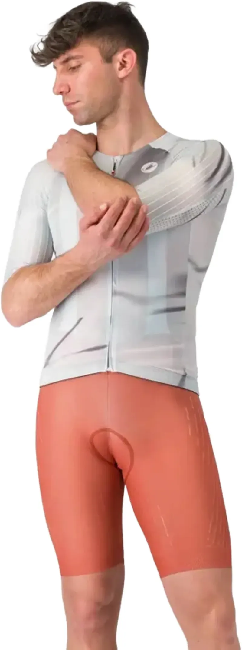 Castelli Free Aero Race S Kit Bib Short in Paprika/Elmwood-3