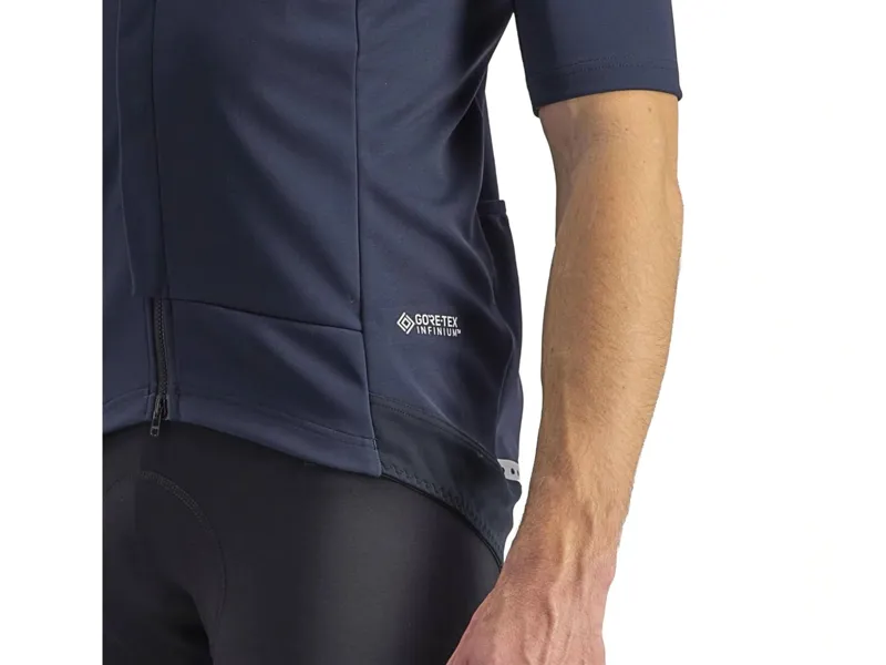 Castelli Gabba RoS 2 Short Sleeve Jersey in Belgian Blue/Silver Grey-4