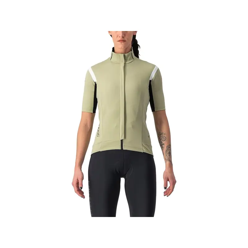 Balfes Bikes Castelli Gabba RoS 2 Short Sleeve Women's Jersey in Green Tea/Chalk | Free postage over £30, £10 off first order, price match & 0% finance.