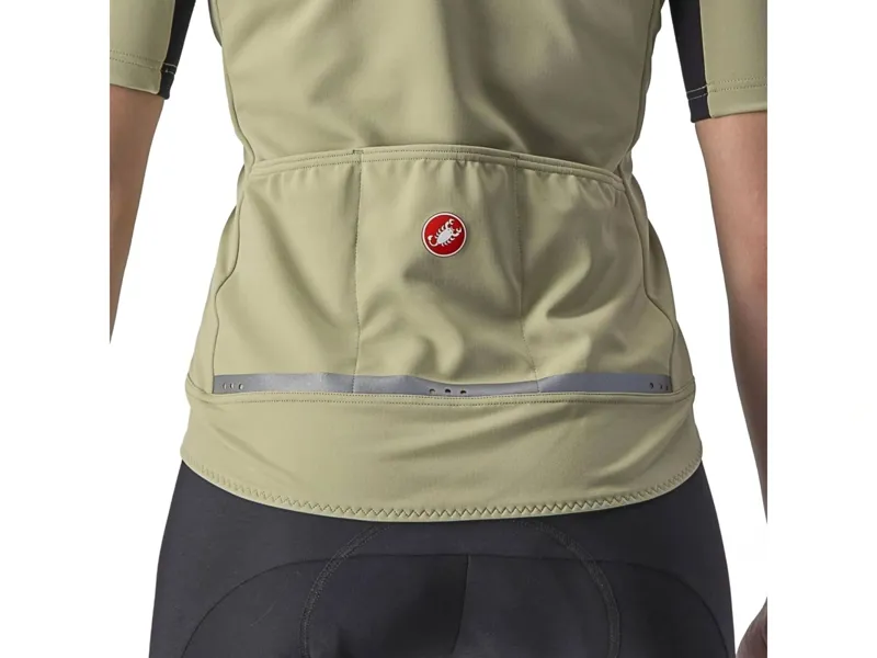 Castelli Gabba RoS 2 Short Sleeve Women's Jersey in Green Tea/Chalk-2
