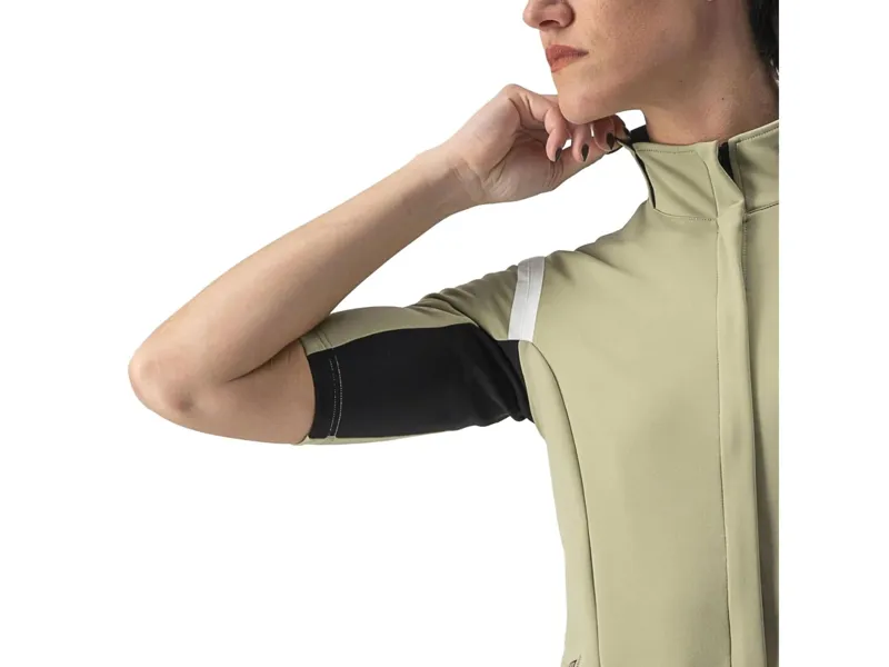 Castelli Gabba RoS 2 Short Sleeve Women's Jersey in Green Tea/Chalk-6