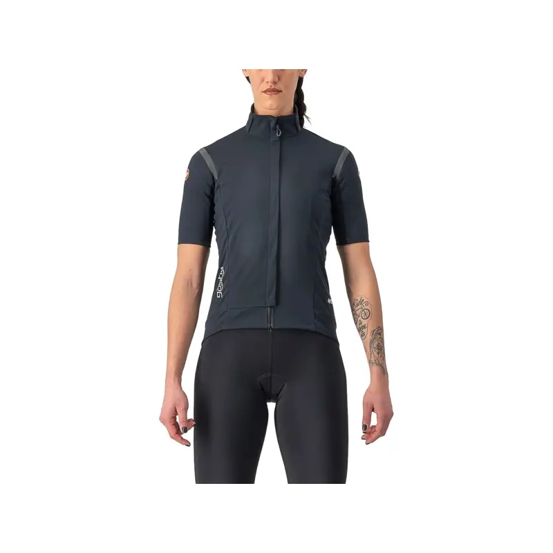 Balfes Bikes Castelli Gabba RoS 2 Short Sleeve Women's Jersey in Light Black/Black | Free postage over £30, £10 off first order, price match & 0% finance.