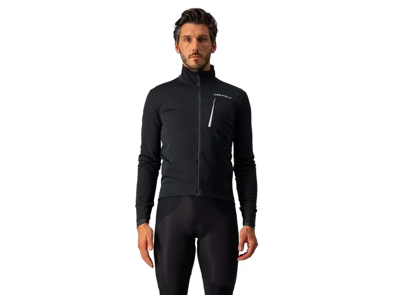 Balfes Bikes Castelli Go Mens Jacket in Black | Free postage over £30, £10 off first order, price match & 0% finance.
