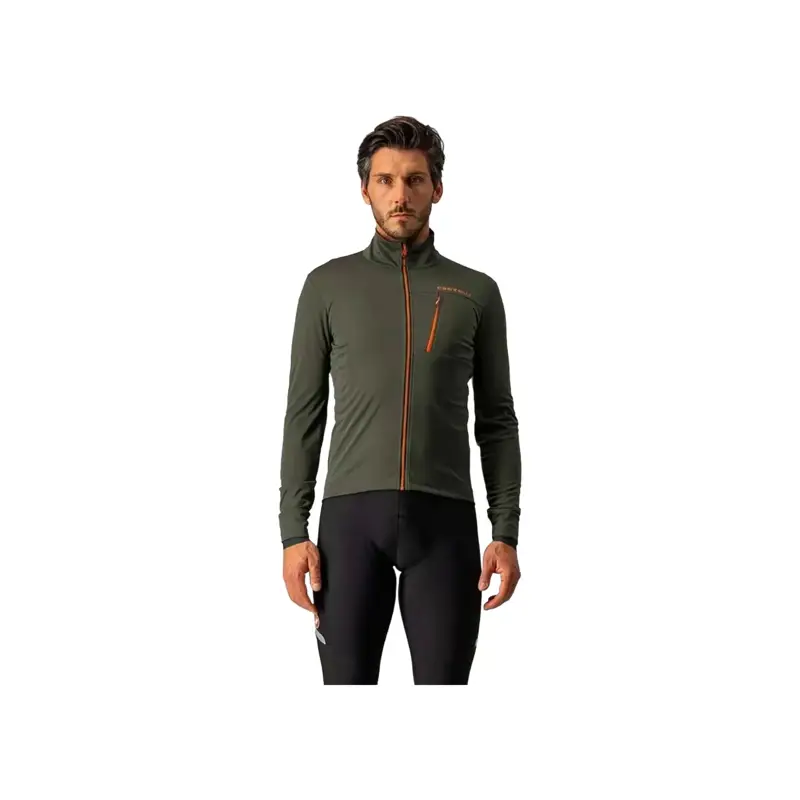 Balfes Bikes Castelli Go Mens Jacket in Green | Free postage over £30, £10 off first order, price match & 0% finance.