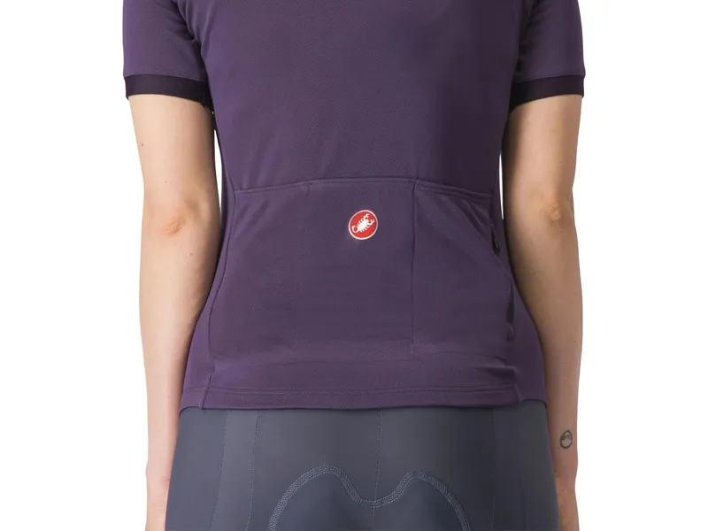 Castelli Libera Women's Short Sleeve Jersey in Night Shade-3