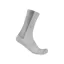Castelli Logo 18 Merino Socks in Silver Grey/Dark Grey