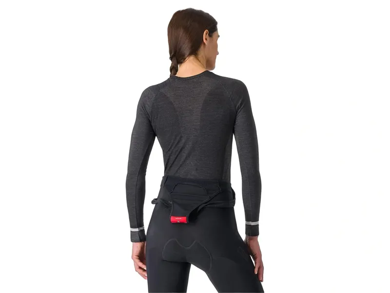 Castelli Merino Seamless Women's Base Layer in Black-1